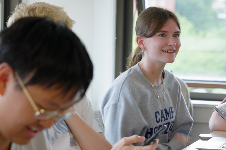 students in a classroom