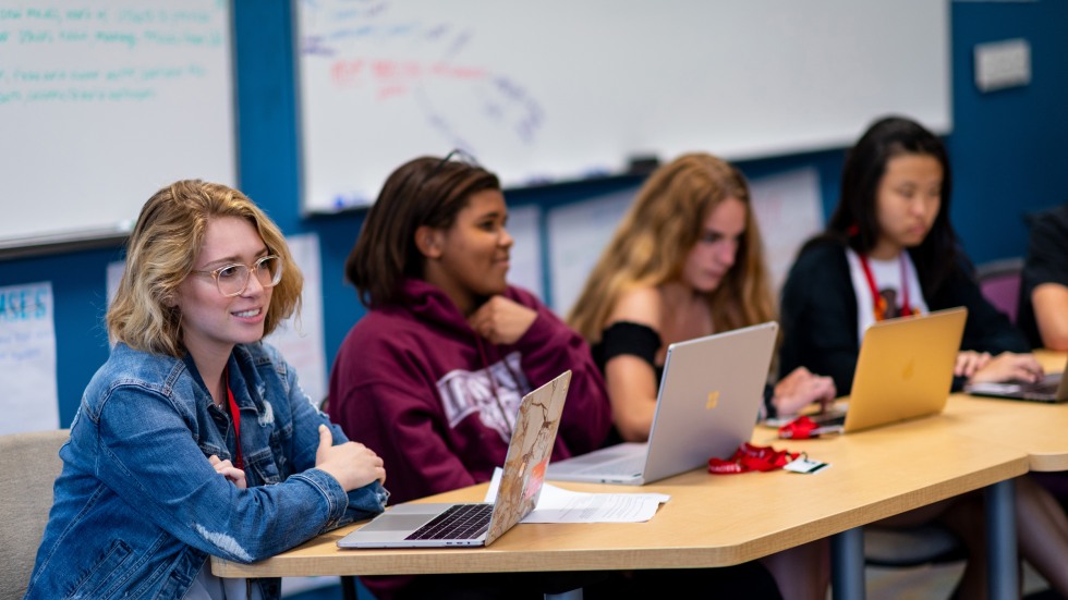 Leadership Institute students in class