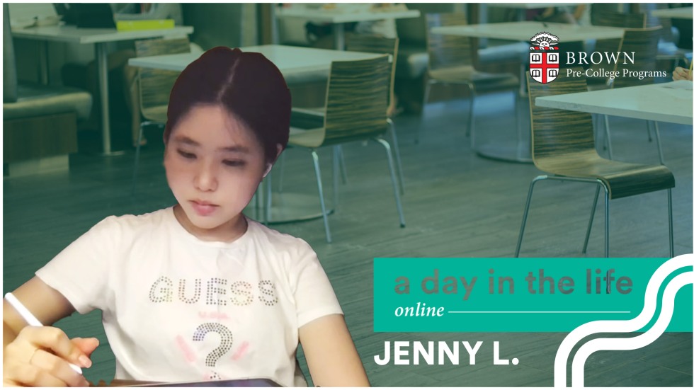 Online student Jenny Day in the Life video cover.