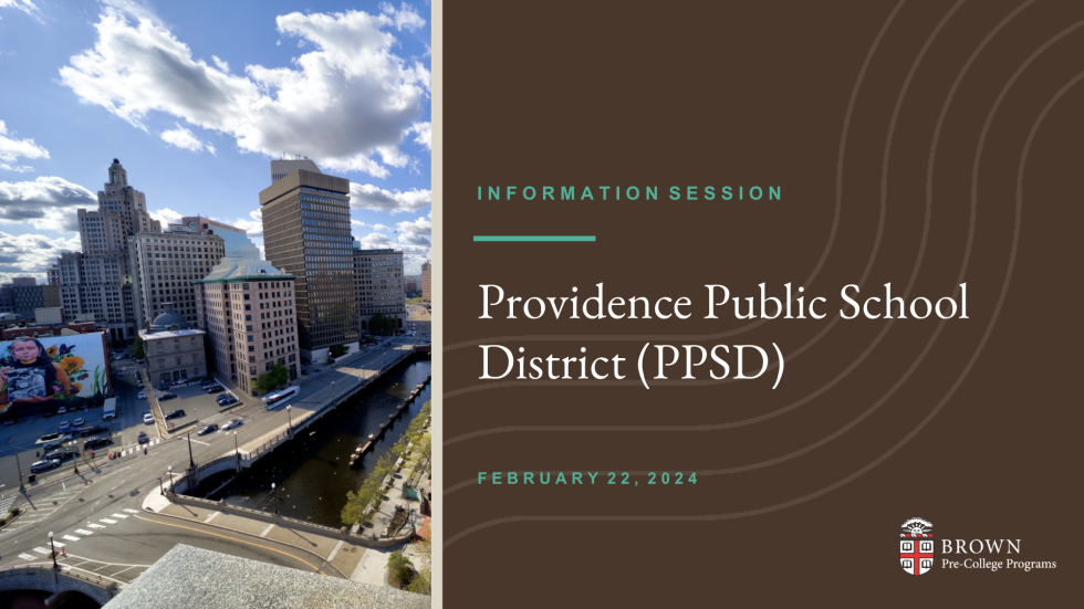 'Providence Public School District (PPSD) ' Information Session recording from February 22, 2024.
