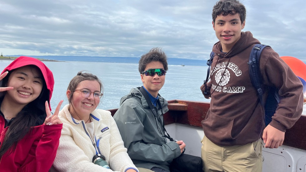 BELL Alaska students on a fishing boat