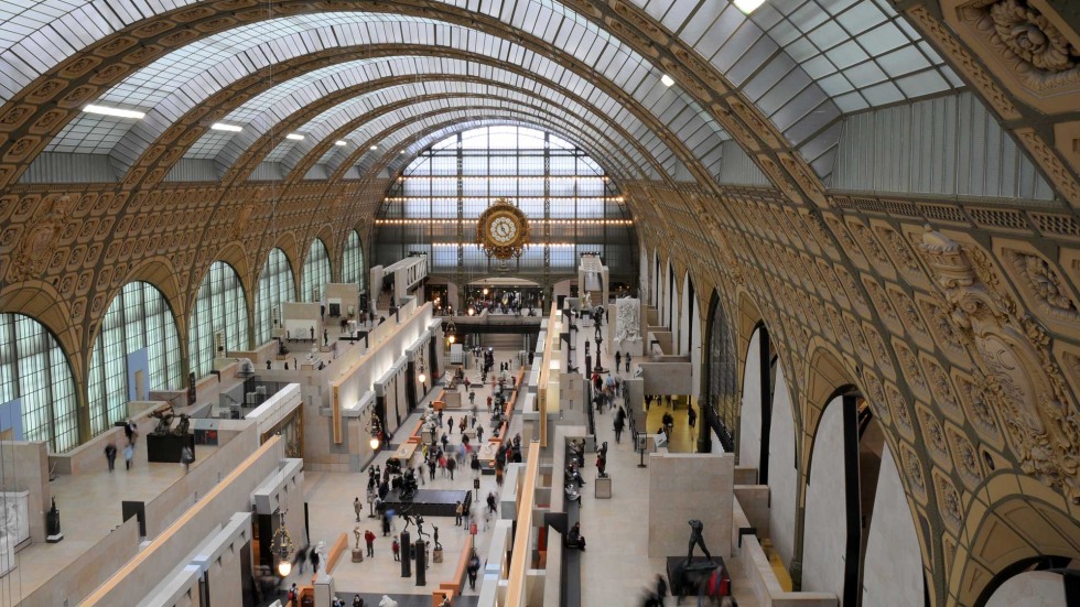 Inside the Musée d’Orsay in Paris